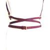 luxusní dámský fialový harness