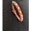 Kožený Choker s kovovými kužely, více barev kůže