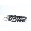 Kožený Choker s nýty, šíře 3 cm