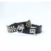 Kožený Choker s nýty, šíře 3 cm