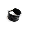 Kožený náramek s magnetickým zapínáním, 4 cm