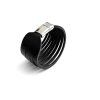 Kožený náramek s magnetickým zapínáním, 4 cm