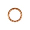 steel welded ring rose gold 2999 l