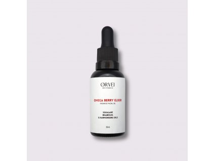 Omega Berry Elixir label photo