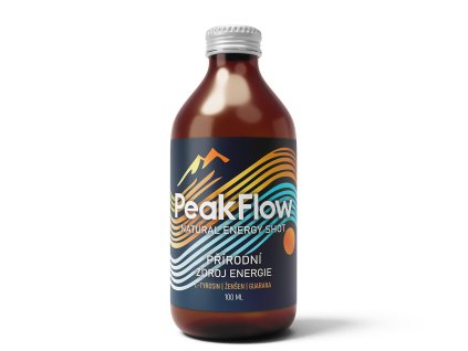 peakflow energy shot energeticky shot drink zensen l tyrosin guarana cesky brno