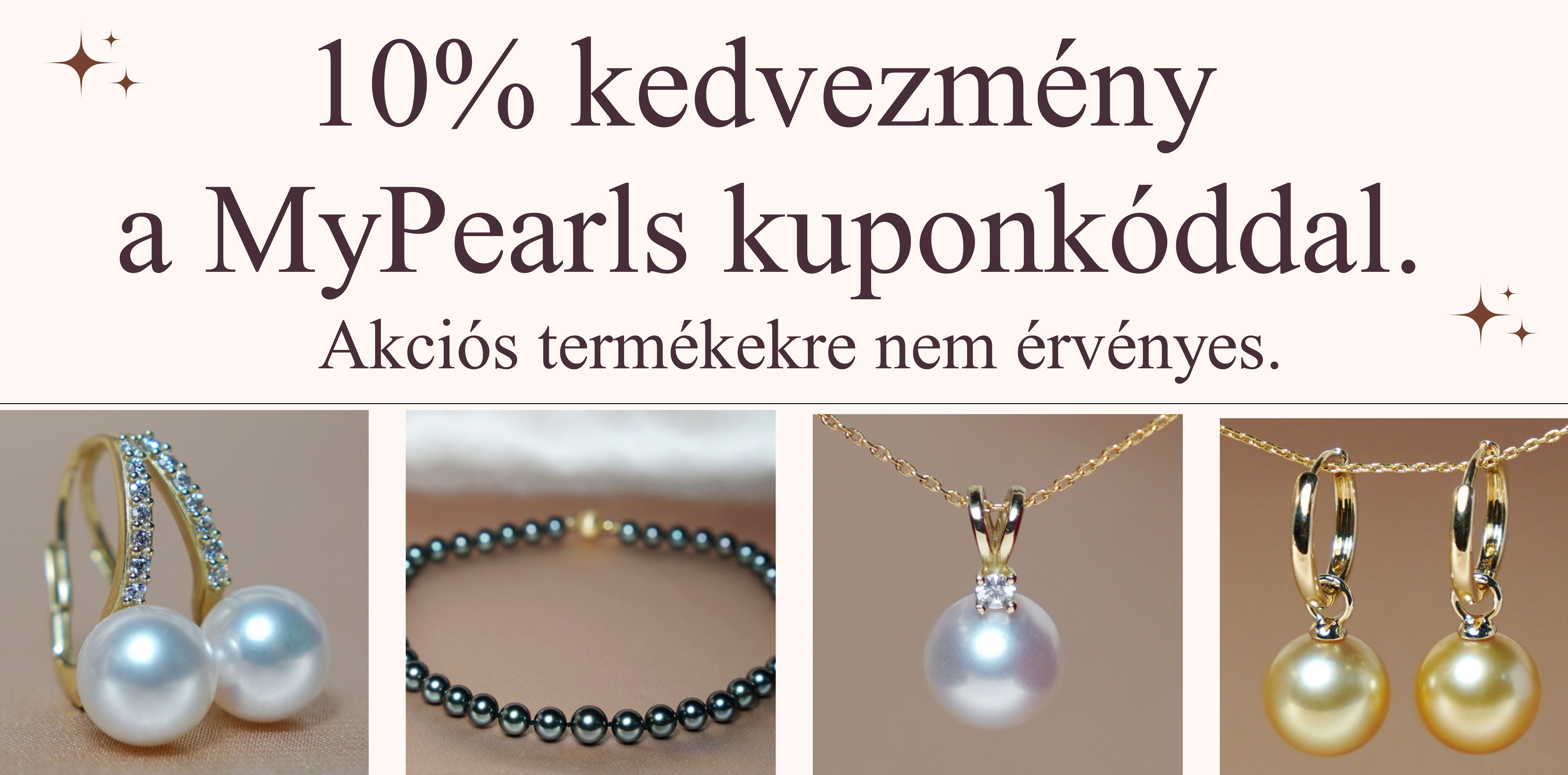 10% kedvezmény gyöngyékszerekre