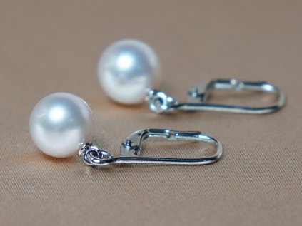 Arany fülbevaló Déli Csendes óceáni gyöngy SSWE002B 1