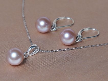 Valódi gyöngyös ezüst ékszerek – FPS002lT