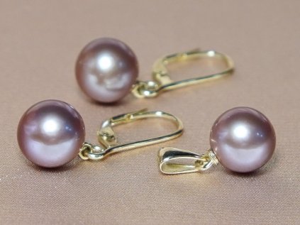 elegans gyongy ekszer szett 14k arany eps1011yz