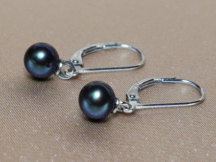 14K arany fülbevaló gyöngyökkel GA014WFE-B