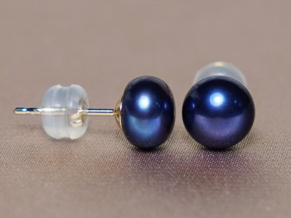 14K arany beszúrós gyöngy fülbevaló – BSE14YG