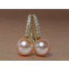 14K arany gyöngy fülbevaló BC021YFE P – elegáns női ékszer