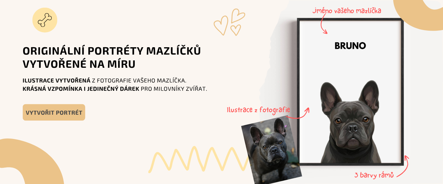 Portréty mazlíčků na míru - banner