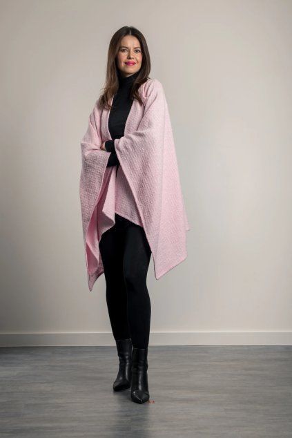 1932 pled cotton chanel pink light