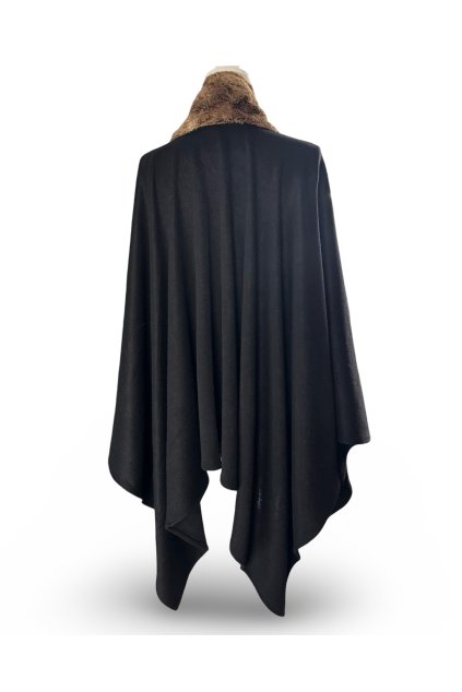 Poncho Jasmina Grey  Eleganter Damen-Poncho
