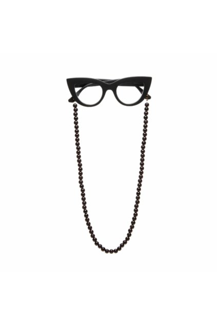 Eyeglass chain with beads