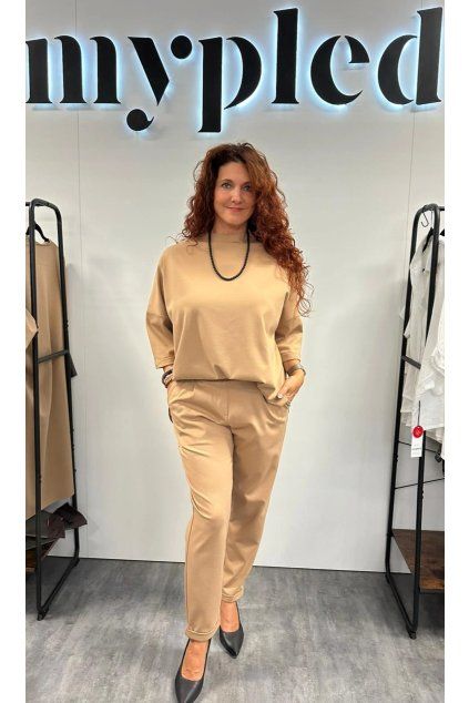 Elegant Set Long Classic Camel