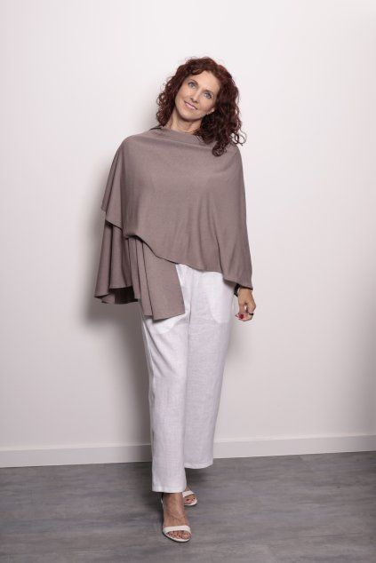 Pléd Sweater Thin Caffe Latte