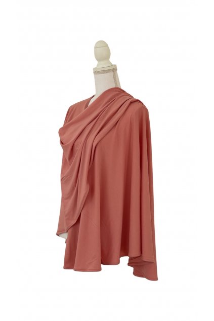 Pléd Basic Thin Rose  Lehký pléd ze splývavého materiálu