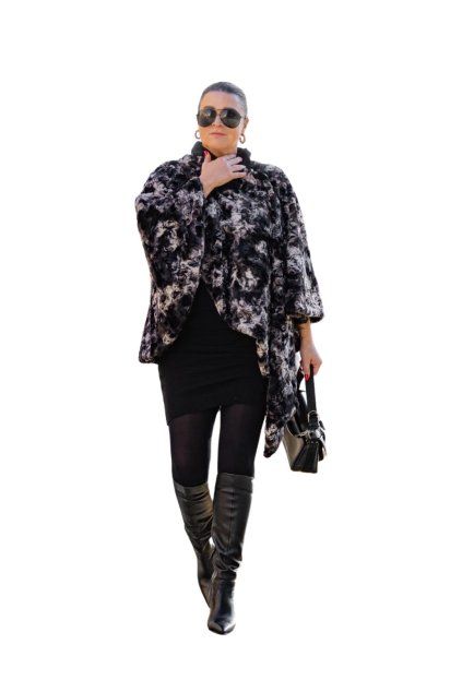 829 3 pled winter queen black white