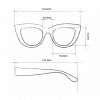 CLAUDIA Cat Eye dioptric reading glasses