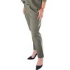 Kalhoty Elegant Long Khaki (Velikost S)