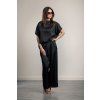 Elegantní kalhotový set Sara Silk Black