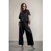 Elegantní kalhotový set Sara Silk Black