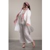 Leinenhose Romy White  Maxi-Hemd aus feinem Leinen