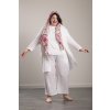 Leinenhose Romy White  Maxi-Hemd aus feinem Leinen