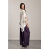 Elegante Hose Sara Silk Purple  Elegante Satinhose