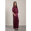 Elegant Sara Silk Burgundy Top  Elegant satin top