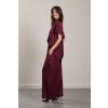 Elegant Sara Silk Burgundy Top  Elegant satin top