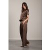 Elegantes Top Sara Silk Chocolate  Elegantes Satin-Top