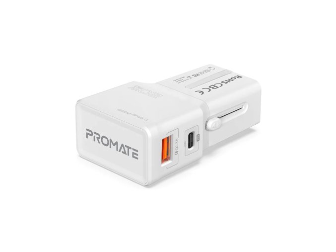 Promate TriPlug PD20.WHITE 1