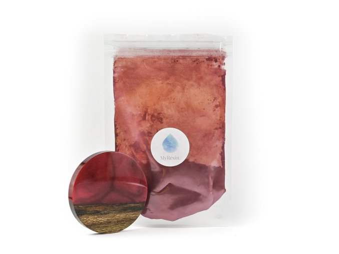 MetalickĂ˝ pigment do pryskyĹ™ice Sangria MyResin