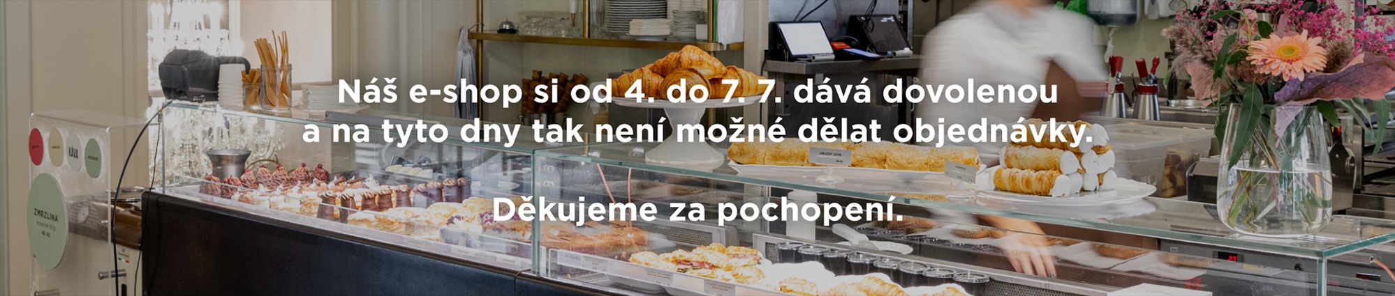 Cukrárna Myšák si bere dovolenou a na začátku července má zavřeno