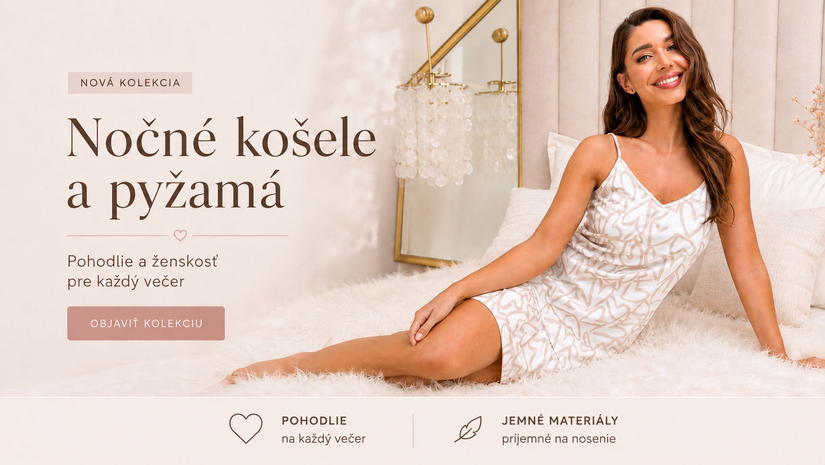 dámske pyžamá a nočné košele