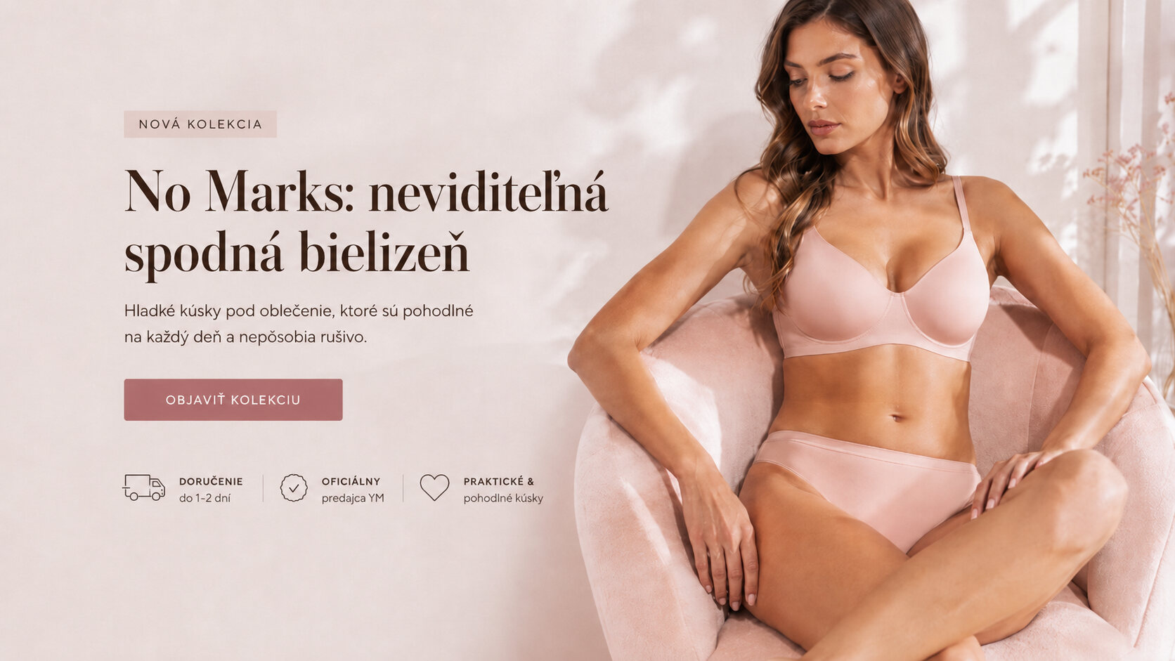 nová kolekcia no marks neviditeľné spodné prádlo