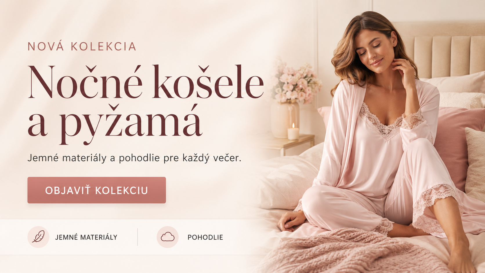 dámske pyžamá a nočné košele