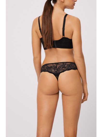 krajkové tangá ysabel mora čierne