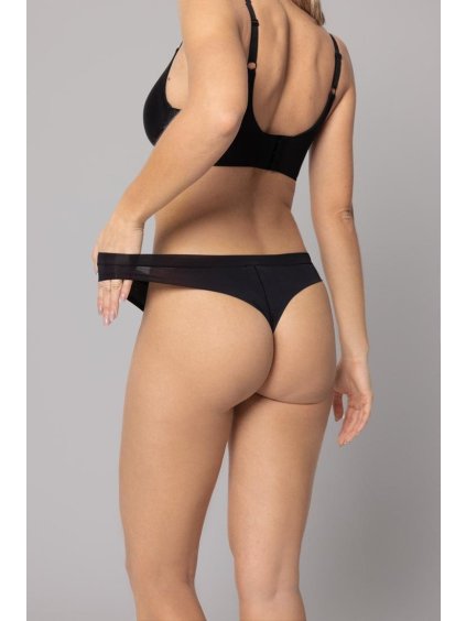 prispôsobivé čierne tangá ysabel mora