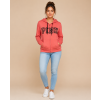 Mikina PINK full zip tehlová