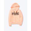 mikina pink na zips s kapucňou