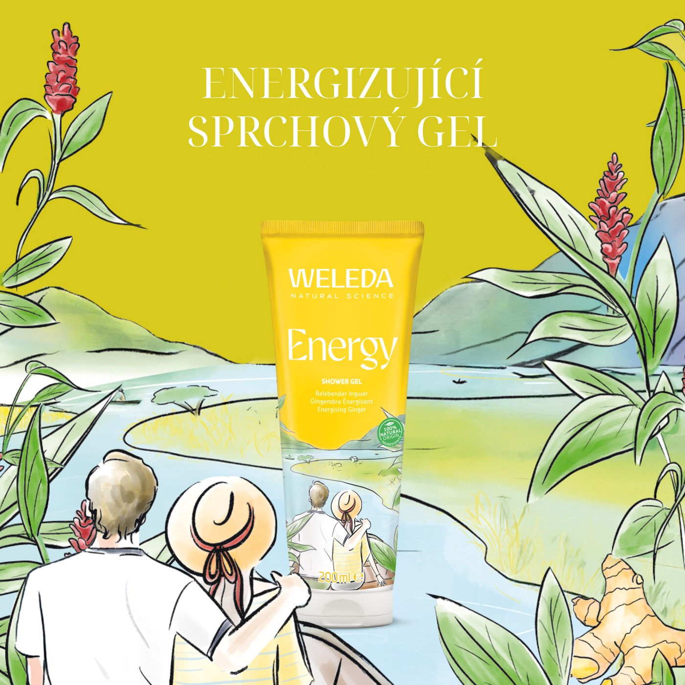 Weleda ENERGY zázvorový sprchový gel 200 ml