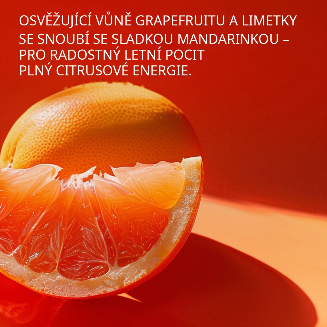 Vůně grapefruitu, limetky a mandarinky