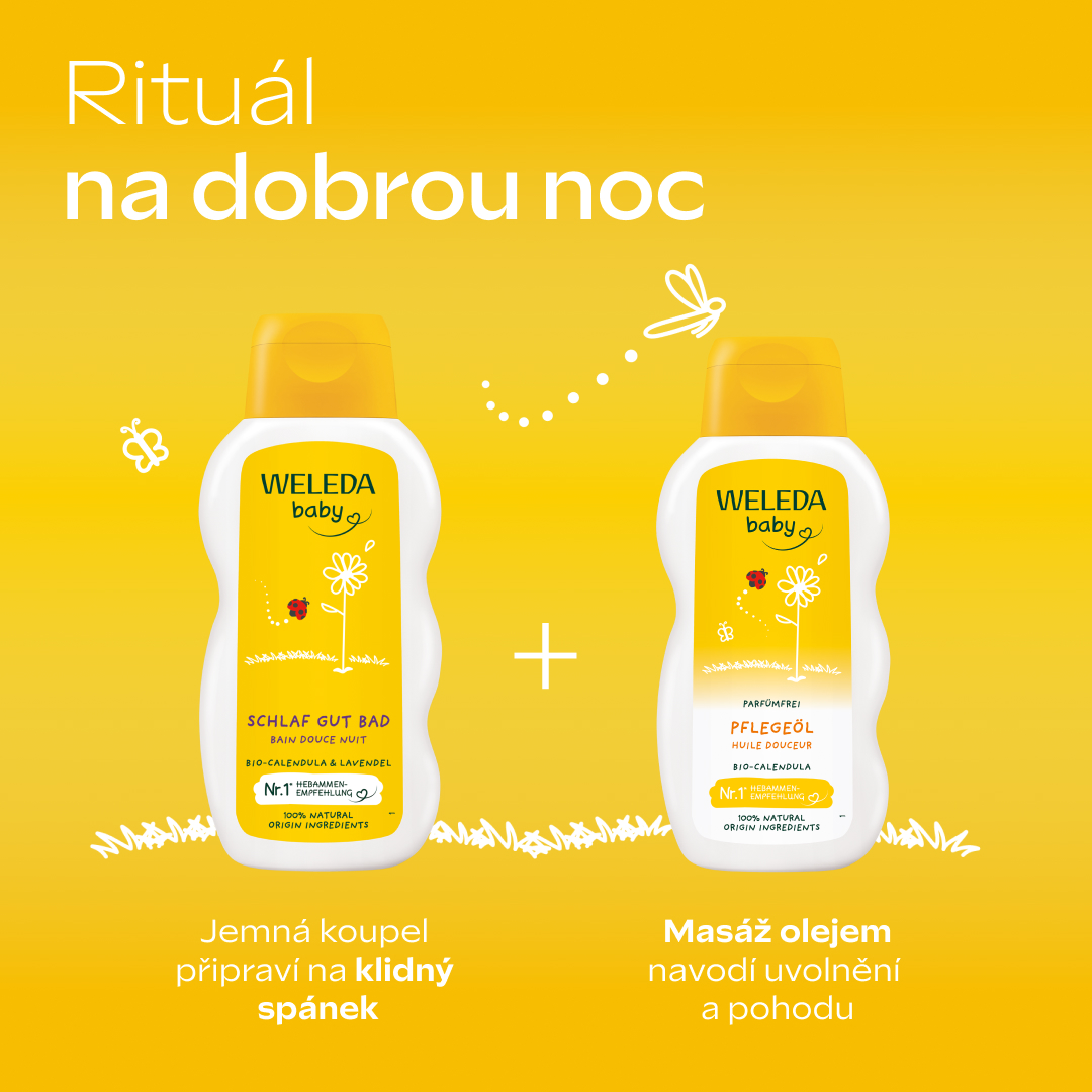 Rituál na dobrou noc Weleda baby