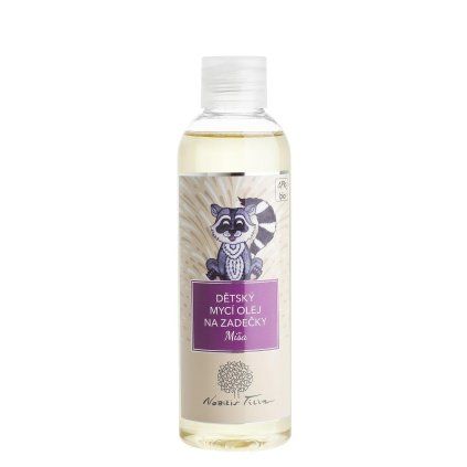 Dětský mycí olej na zadečky Míša 200 ml