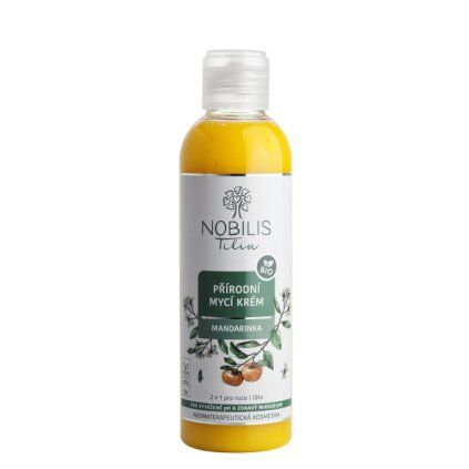 Přírodní mycí krém Mandarinka 200ml