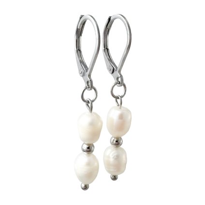 Perlové náušnice Sara